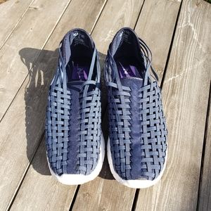 Z Zee Alexis Katie Denim slip on sneakers size 8
